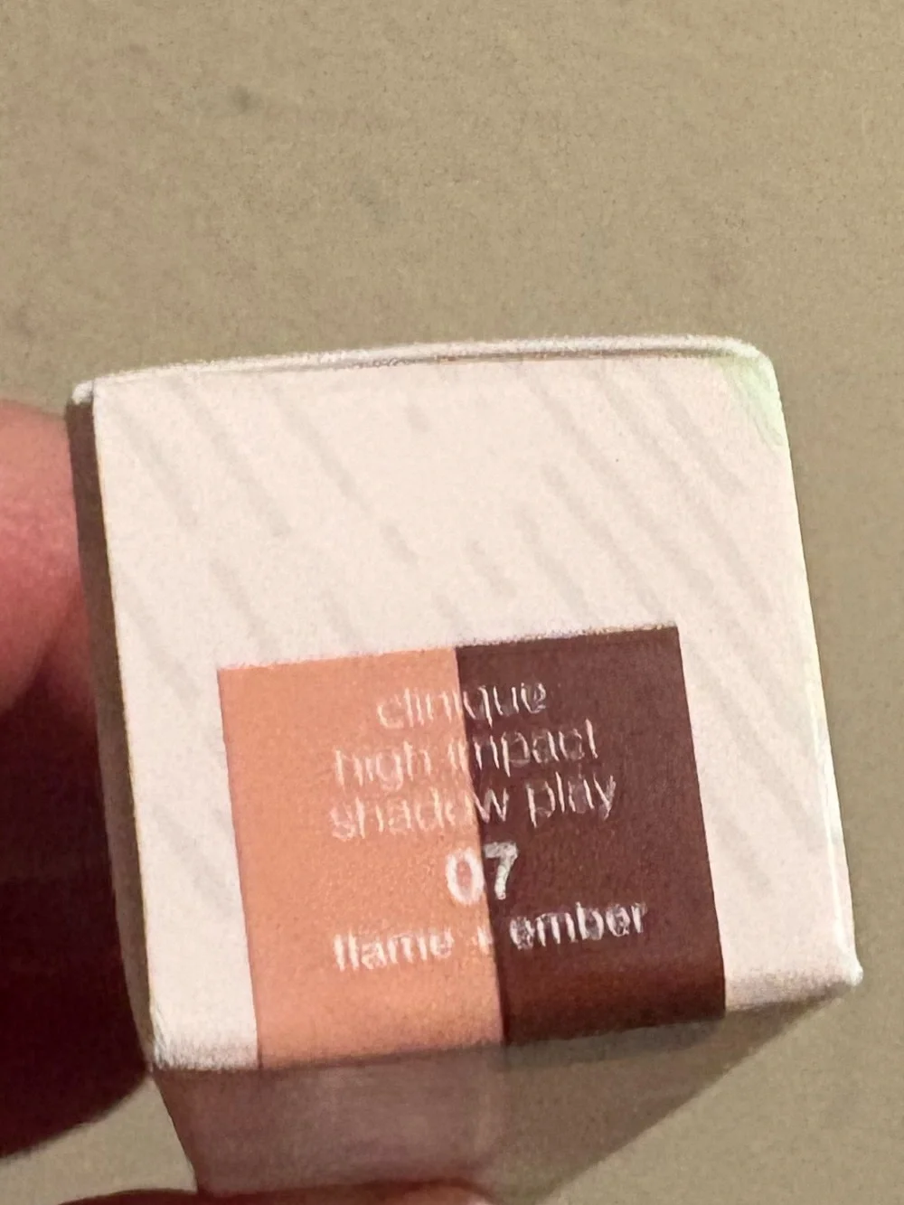 Clinique High Impact Shadow Play Eyeshadow 07 Flame + Ember Brand New Never Used